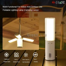 Lanterna da campeggio 2400/4000mAh Ricaricabile Hanging Lamp Pieghevole Notte comprar usado  Enviando para Brazil