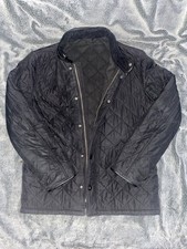 Barbour black quilted for sale  WELLINGBOROUGH