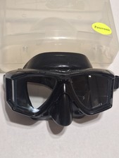 Usado, Óculos de mergulho Sea Sport máscara panorâmica preto vidro temperado com estojo comprar usado Usado, Óculos de mergulho Sea Sport máscara panorâmica preto vidro temperado com estojo comprar usado  Enviando para Brazil