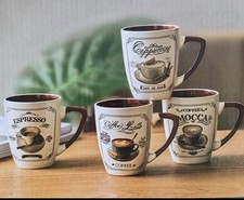 Kaffeebecher 4er set gebraucht kaufen  Brüggen