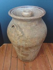 Vintage clay vase for sale  East Leroy