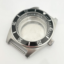Caixa de relógio de vidro de safira 40 mm compatível com NH34 NH35 NH36 porcas perfuradas de resistência à água, usado comprar usado  Enviando para Brazil