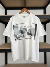 Camiseta Branca Vintage 1996 Nirvana Kurt Cobain Tamanho M comprar usado  Enviando para Brazil