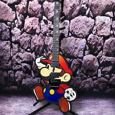 Personalização de fábrica guitarra elétrica Super Mario forma tremolo sistema em estoque comprar usado  Enviando para Brazil