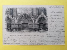 Old postcard poitiers d'occasion  Expédié en Belgium
