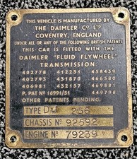 Vintage 1950s daimler for sale  KIDDERMINSTER