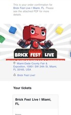 Brickfest live miami for sale  Fort Lauderdale