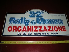 Rally targa adesivo usato  Cremella