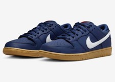 Tênis Nike Dunk SB Low Pro Navy Gum Masculino Tamanho EUA 14 Branco Marinho Casual ✅ comprar usado  Enviando para Brazil