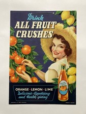 Vintage orange crush for sale  LONDON