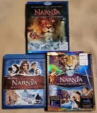 The Chronicles of Narnia Trilogy (Blu-ray LOT) 1 2 3 Prince Caspian Dawn Treader comprar usado  Enviando para Brazil