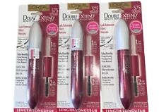 3 rímel L'Oreal Double Extend Beauty Tubes com primer #575 Blackest Black Trio comprar usado  Enviando para Brazil