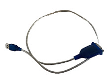 Cabo adaptador conversor serial 9 pinos USB translúcido para DB9 RS232 2,3 pés comprar usado  Enviando para Brazil