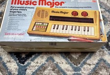 Teclado de piano electrónico VTech Music Major amarillo probado y funcionando segunda mano  Embacar hacia Mexico