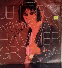 Jeff beck autographed usato  Roma