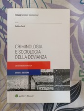 Criminologia sociologia della usato  Livorno