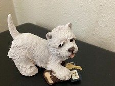 Estatueta de cachorro West Highland Terrier filhote amor comprar usado  Enviando para Brazil