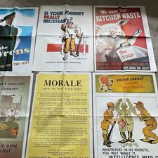 Wartime 1940s posters for sale  NEWARK
