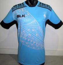 Camisa de futebol Fiji National Team BLK 2016 Rio Olympics Home, usado comprar usado  Enviando para Brazil
