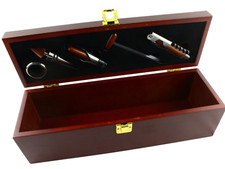 Holz wein geschenkset gebraucht kaufen  Bomlitz