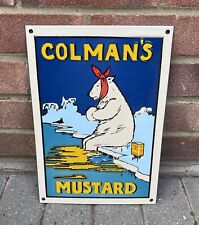 Colman mustard enamel for sale  BARNET