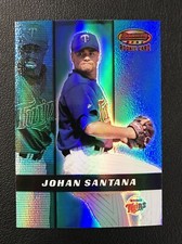 2000 Bowman's Best #191 Johan Santana Rookie Refractor /2999 Minnesota Twins, usado comprar usado  Enviando para Brazil