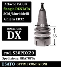 Mandrino iso30 flangia usato Mandrino iso30 flangia usato  Taviano