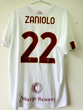 CAMISA AS ROMA AWAY 22-23 NEW BALANCE ASSINADA POR NICOLO ZANIOLO #22 FUTEBOL, usado comprar usado  Enviando para Brazil