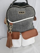Itzy Ritzy Bolsa de Fraldas Grande Boss Mochila Garrafa Bolso Espinha de Arenque Creme de Café comprar usado  Enviando para Brazil