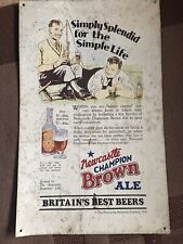 1930s advertising sign for sale  PONTYPOOL