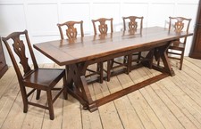 Oak refectory table for sale  CHESTER