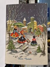 Cartolina Buon Natale Paesaggio Innevato Bimbe 1965 Saemec  S/420 SP3677 * comprar usado  Enviando para Brazil