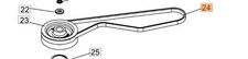 Cinghia 17x1225 harness usato  Supersano