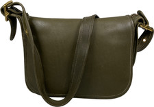 Bolsa tiracolo Coach feminina couro verde vintage Patricia Legacy aba selim comprar usado  Enviando para Brazil