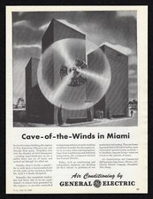 1943 General Electric Cave of Winds Miami Hélices Ar Condicionado Impressão Anúncio comprar usado  Enviando para Brazil