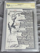 VENOMVERSE #1 CBCS 9.8 SS (2017) NYCC SKYLINE VIRGIN Variante VENOM (x16 ASSINADO) comprar usado  Enviando para Brazil