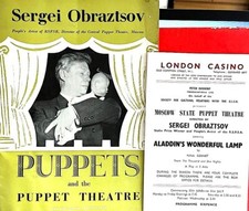 Usado, Vintage Sergei Obraztsov Moscow State Puppet Theatre Book & Programme 1954 comprar usado  Enviando para Brazil