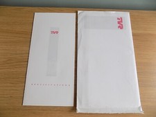 Tvr specifications brochure for sale  FARNBOROUGH