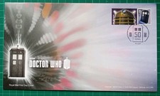 2013 Doctor Who 2005 Dalek Tardis Smiler na capa com carimbo postal de 50 anos de Londres comprar usado  Enviando para Brazil