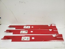 Qtde-3 20-1/2" lâmina rotativa 11248/Maxpower 561139B entalhada alta elevação corte 60" comprar usado  Enviando para Brazil