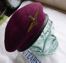 Maroon red beret for sale  LINCOLN