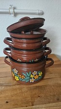 Emaille kochtopf braun gebraucht kaufen  Berlin