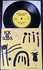 Usado, Fox In Socks – Sound Patterns 7'' Vinyl 1982 PLAY TESTED NM VIDEO NEW WAVE/GOTH comprar usado  Enviando para Brazil
