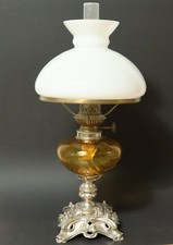 Alte petroleumlampe tischlampe gebraucht kaufen  Langweiler