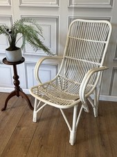 Vintage white wicker for sale  THIRSK