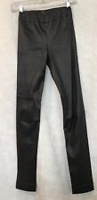 Leggings de couro The Row super magra pele de cordeiro preta elástica tamanho 0 original 1900 comprar usado  Enviando para Brazil