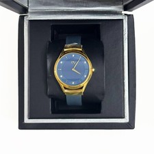 Relógio Mercedes Benz moda ouro cristais sobrepostos pulseira de couro de bezerro Swiss Movt comprar usado  Enviando para Brazil