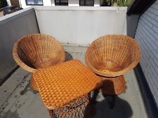 Korbsessel tisch 50er gebraucht kaufen  Drolshagen