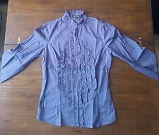 Chemise violette volants d'occasion  Gentilly