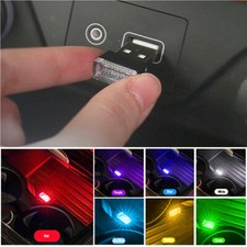 1x Lâmpada USB Interior de Carro Neon Atmosfera Ambiente Lâmpada Acessórios para Carro comprar usado  Enviando para Brazil